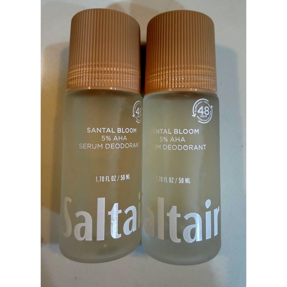 2 x Saltair 5% AHA Serum Deodorant Golden Hour 1.7oz Each